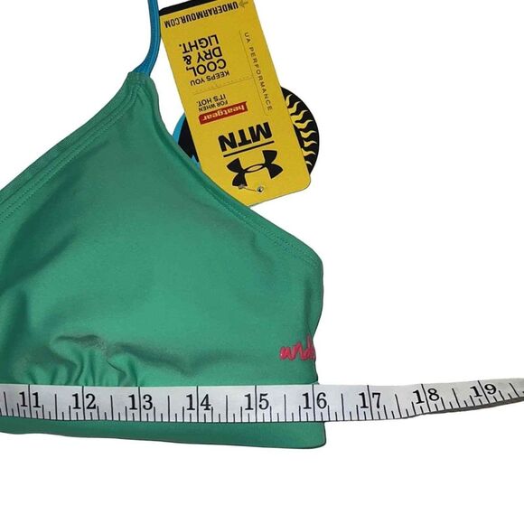 Under Armour Performance Tiehiti Halter Bikini Top, L, NWT - Picture 6 of 7